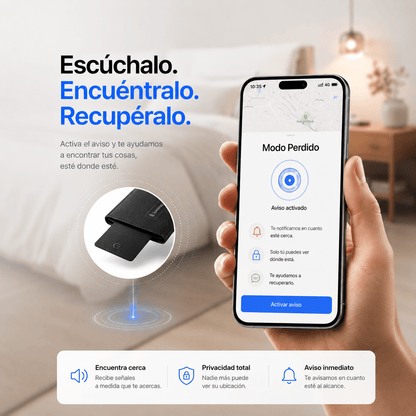 Loktra Smart Wallet Card para Iphone - Loktra