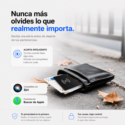 Loktra Smart Wallet Card para Iphone - Loktra