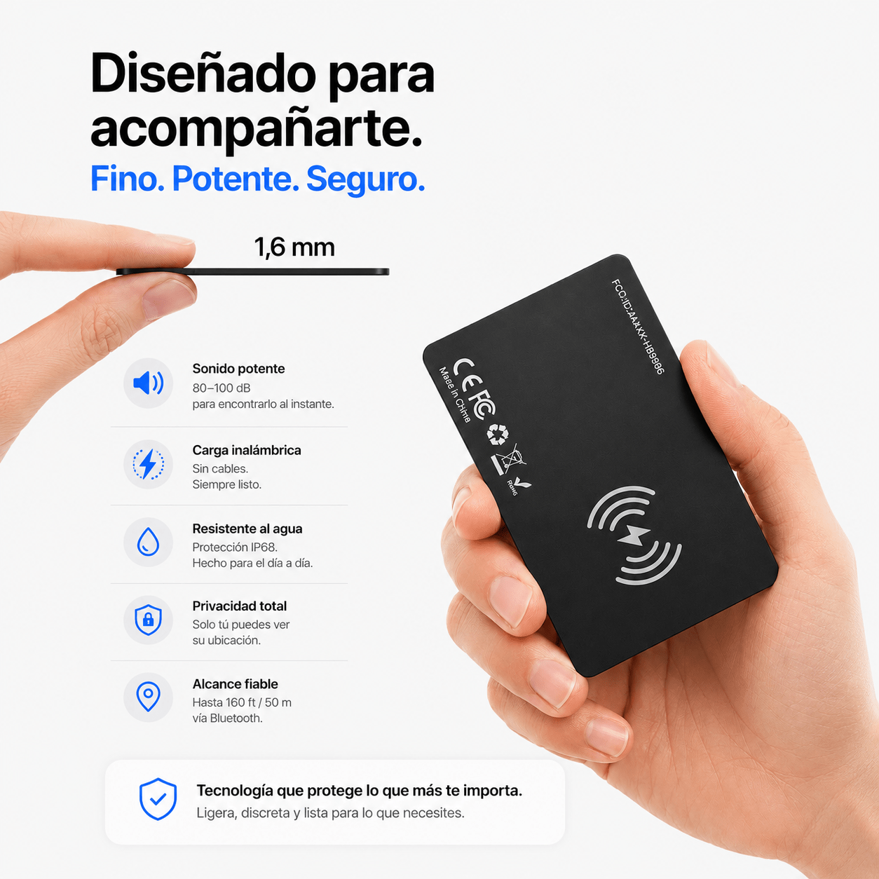 Loktra Smart Wallet Card para Iphone - Loktra